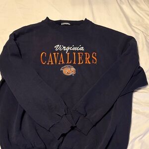 Vintage Virginia Cavaliers Navy Blue Sweater